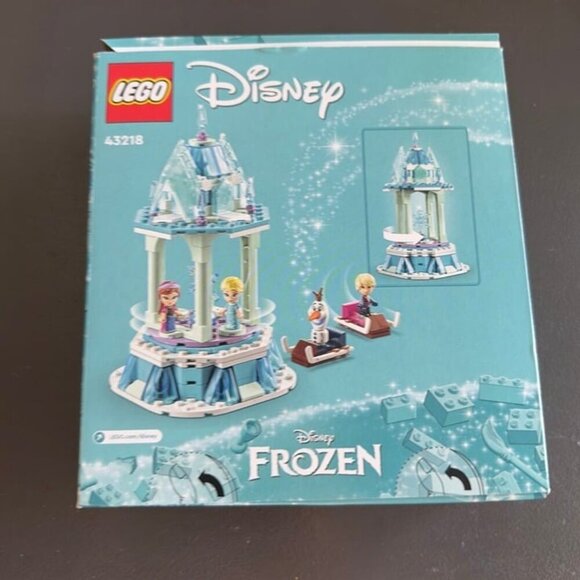 LEGO Disney Frozen Anna and Elsa’s Magical Carousel 43218 Ice Palace Toy Castle - Picture 6 of 11